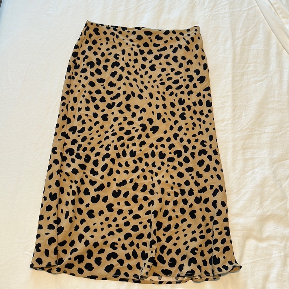 Cheetah Print Maxi Skirt